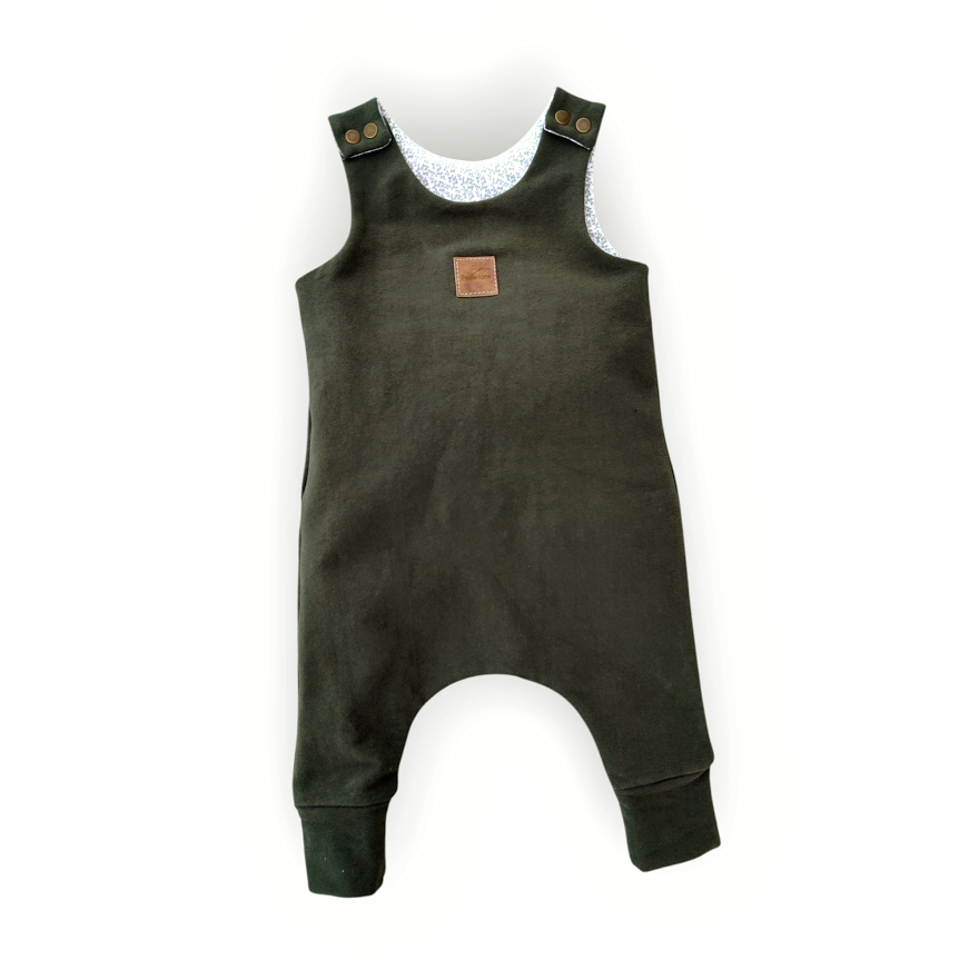 Overallbukse - Khaki Grønn