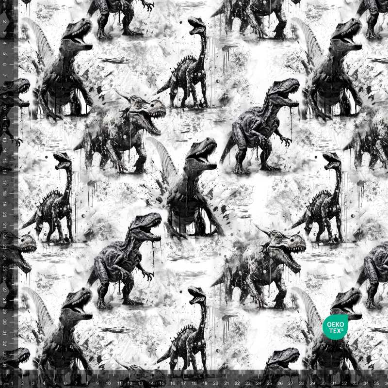 French Terry Dinosaurer