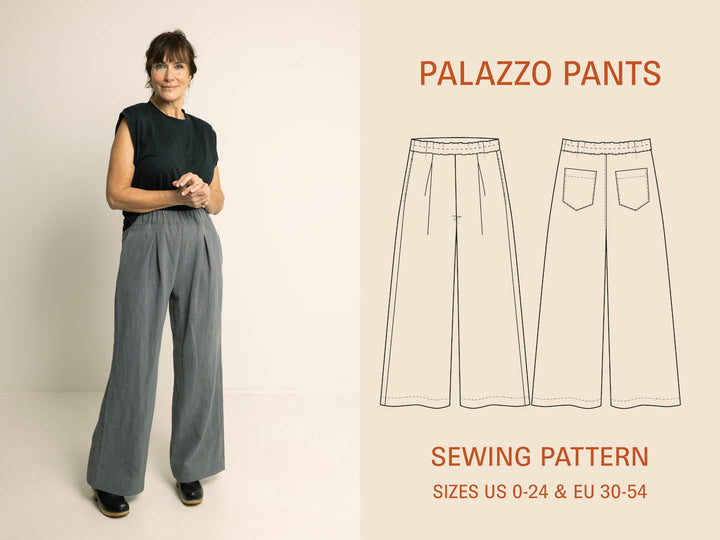 Palazzo Pants - Symønster