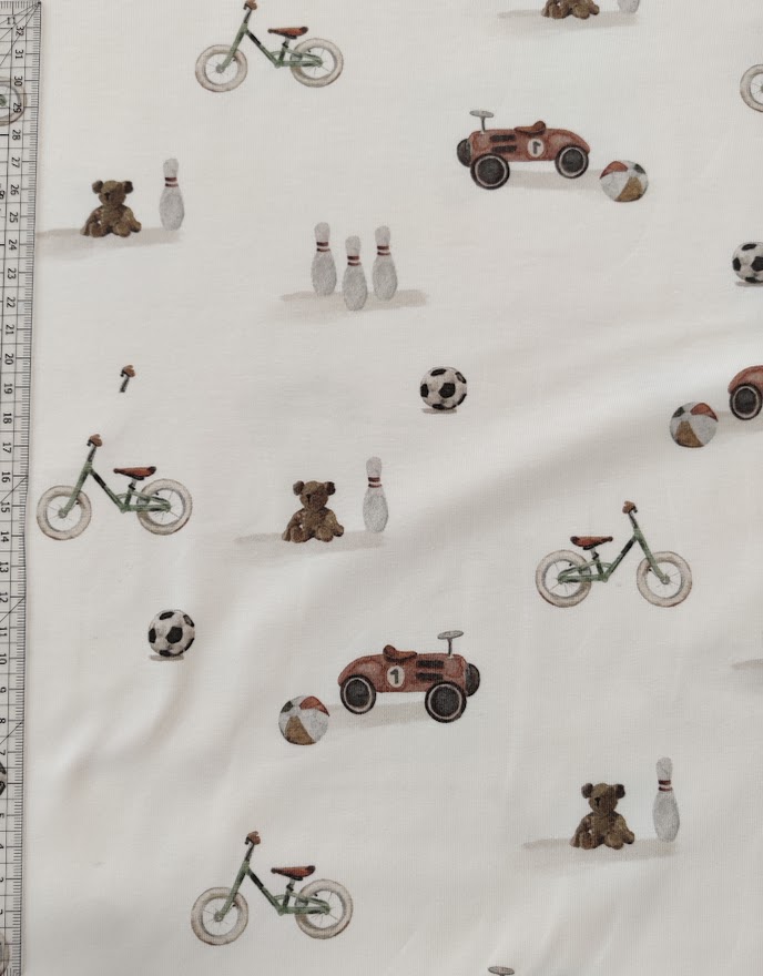 Jersey Vintage Toys (1 meters stoffbit)