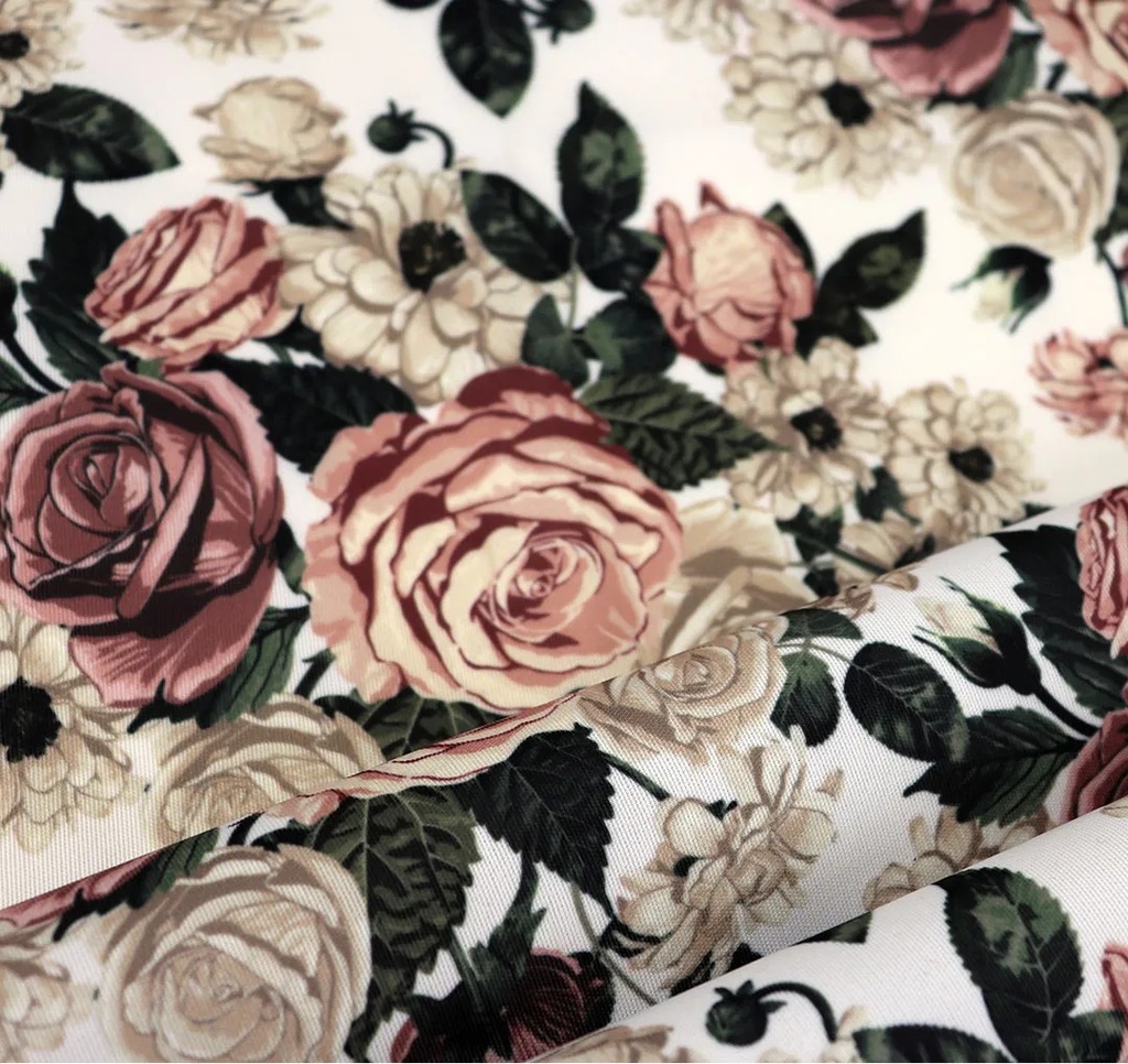 PUL-vanntett stoff - Scarlet Hvit