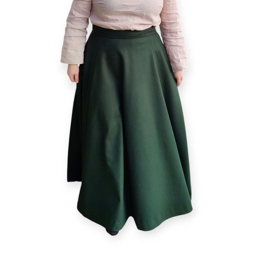 Lilje Festskjørt (XS, Svart)