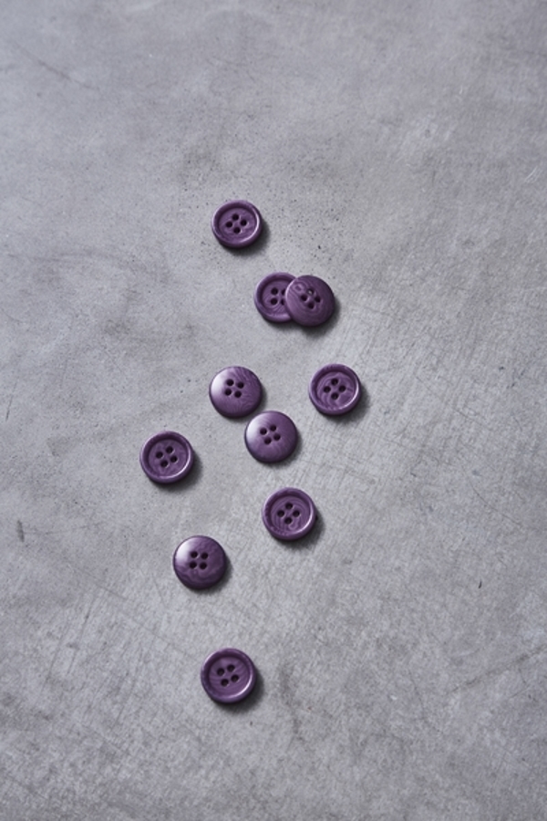 Dish Corozo Knapp 15mm - Mauve