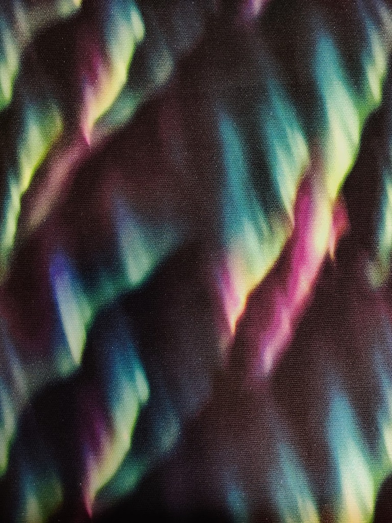 Kraftig Kanvas - Nordlys Flerfarget