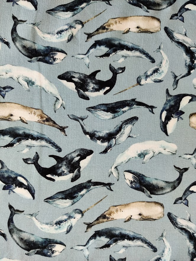 Stoffbit (0,9m) - Jersey Havets Dyr