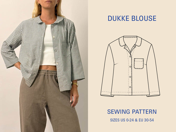 Dukke Blouse - Symønster