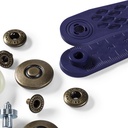 Anorakk-knapp 20 mm - Antikk Messing