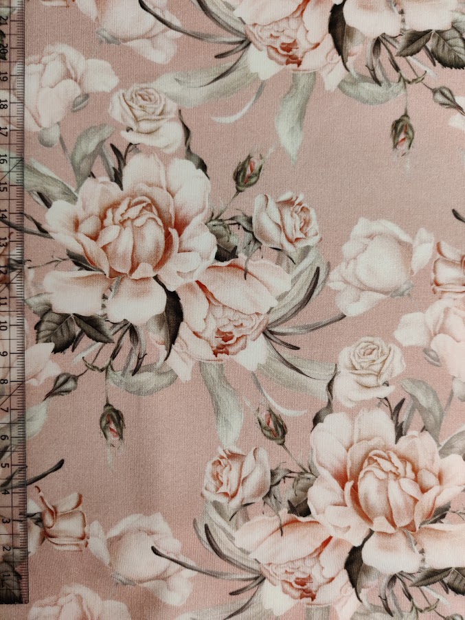 Stoffbit (3m) - Jersey Ines Pink