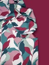 Stoffbit (2m) - Viskose Crepe Bouquet Green