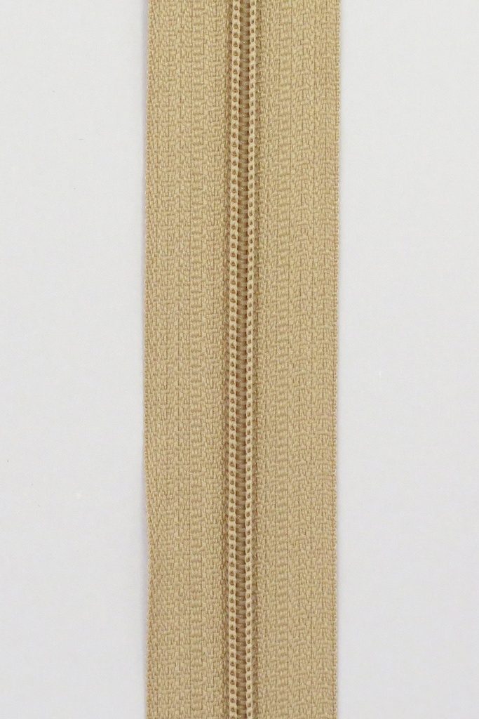 Spiralglidelås 4mm Metervare - Beige