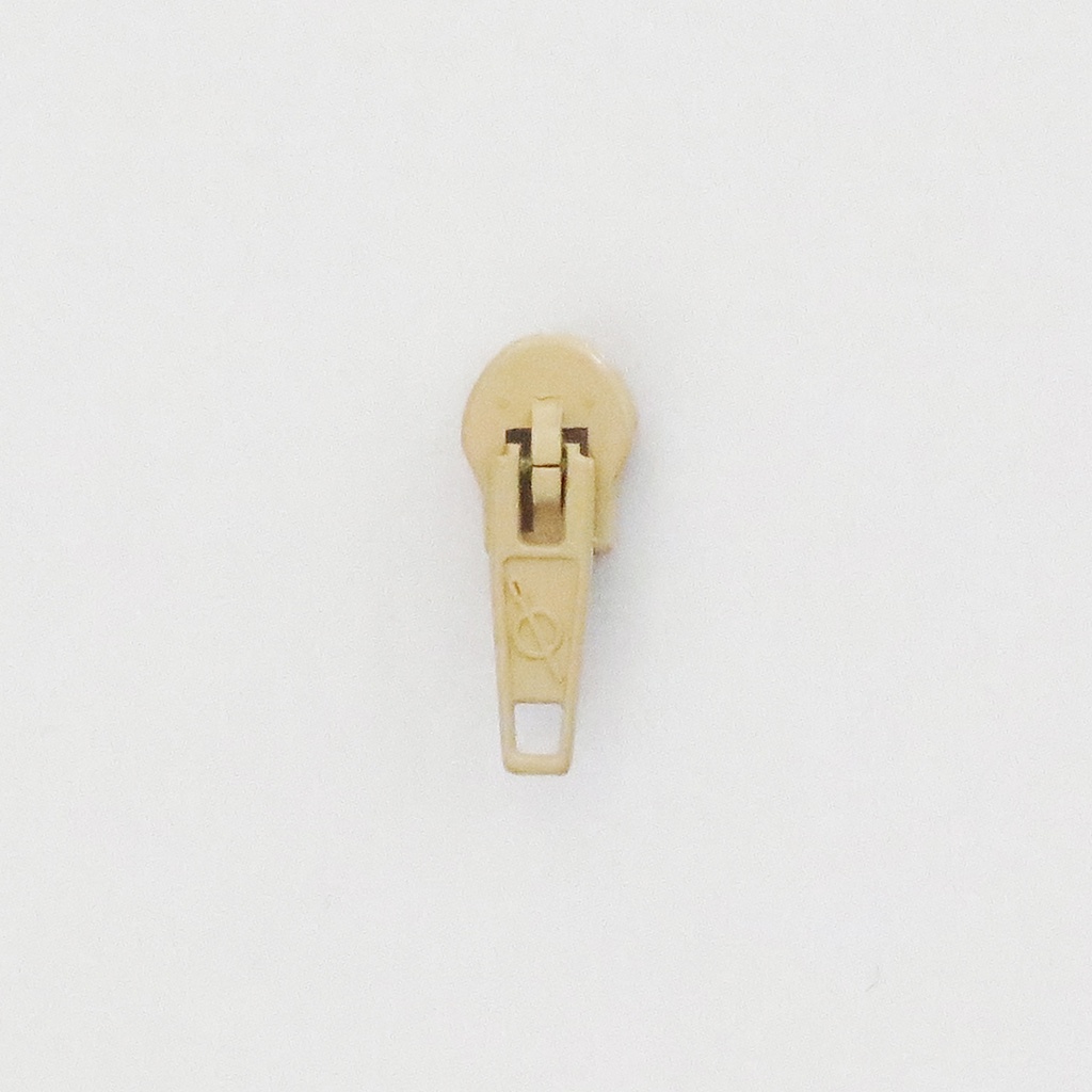 [4357-0708] Glider til Spiralglidelås 4mm - Beige