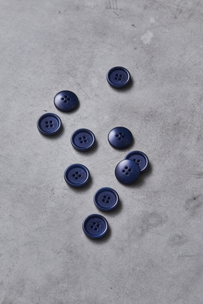 Dish Corozo Knapp 20mm - Blueberry