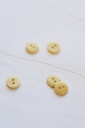 Corozoknapp 2-hulls 11mm - Blonde Yellow