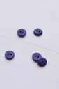 Corozoknapp 2-hulls 11mm - Cobalt Blue