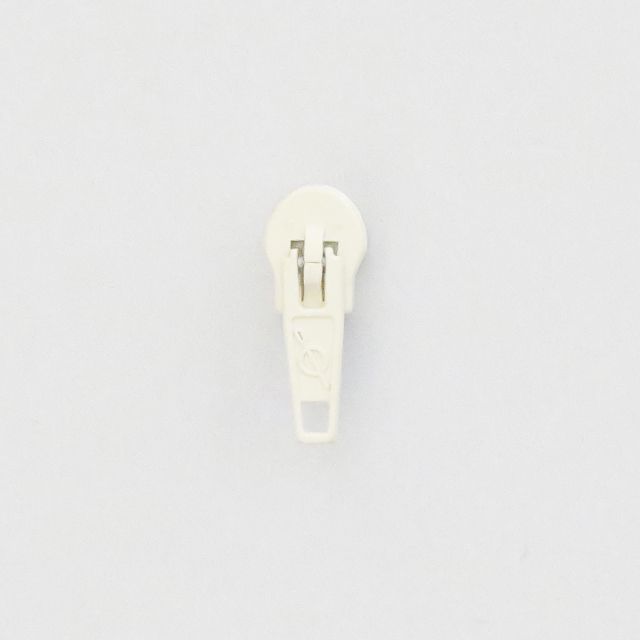 Glider til Spiralglidelås 4mm - Ecru