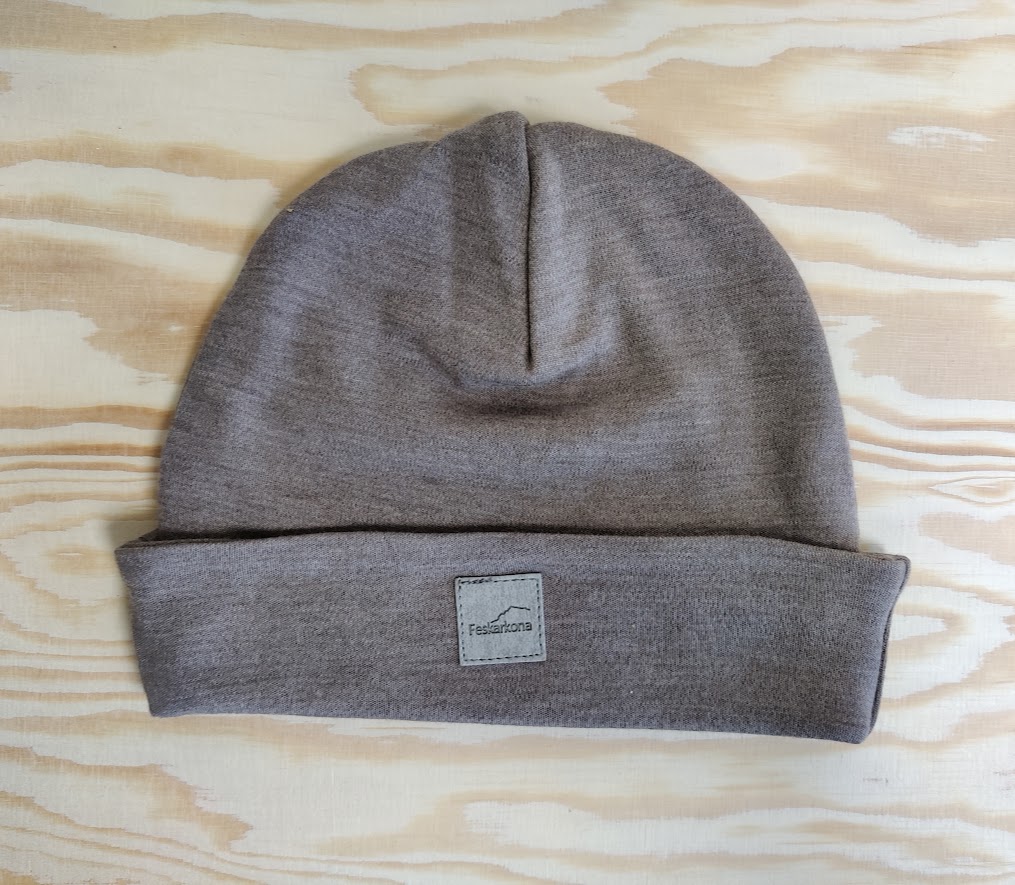 Lue med brett - Merino Taupe