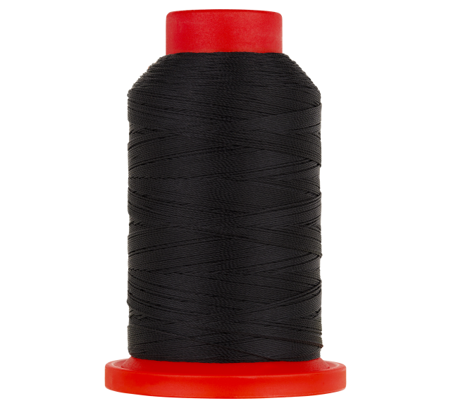 Serafil Kraftig Tråd 40/400 m -Svart