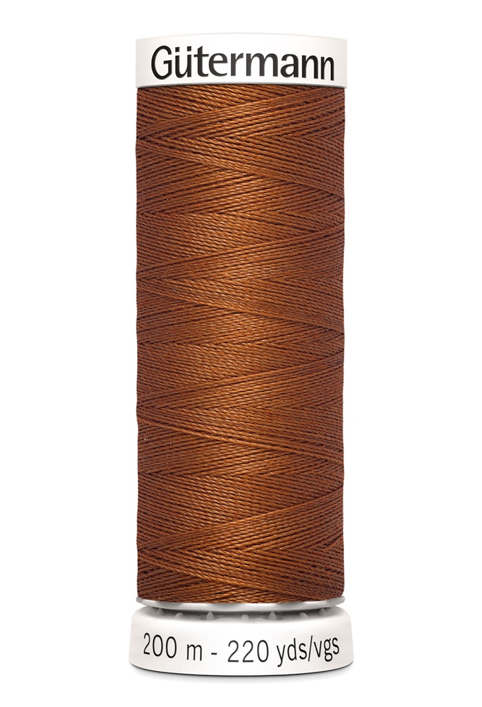 [5733- 0649] Gütermann Poly Tråd 200 m - Cognac (649)