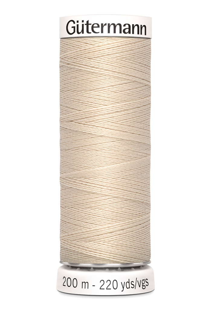 [5733- 0169] Gütermann Poly Tråd 200 m - Nature (169)