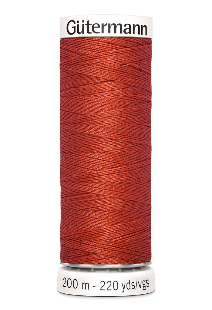 [5733- 0589] Gütermann Poly Tråd 200 m - Rust Oransje (589) 