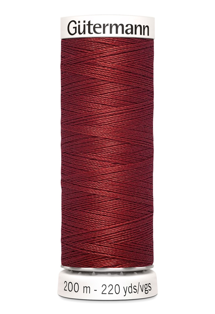 [5733- 0221] Gütermann Poly Tråd 200 m - Rust Rød (221)