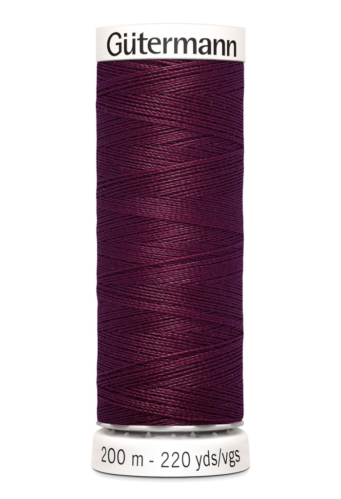 [5733- 0108] Gütermann Poly Tråd 200 m - Dyp Burgunder (108)  