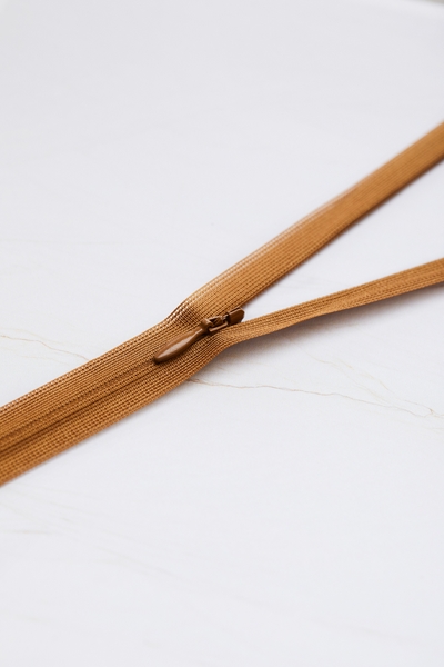 Usynlig Glidelås 30 cm - Gold