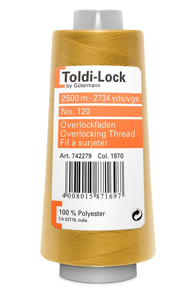 Toldi-lock Oker Gul 