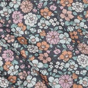 Poplin Vintage Flowers Navy