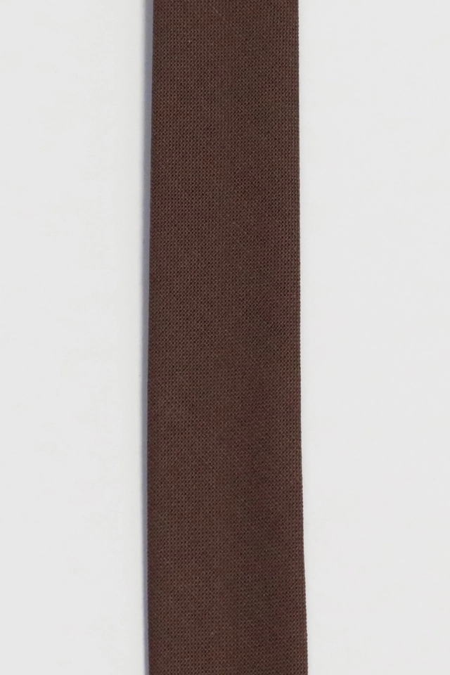 [3762-0119] Skråbånd Bomull 40/20mm - Brun