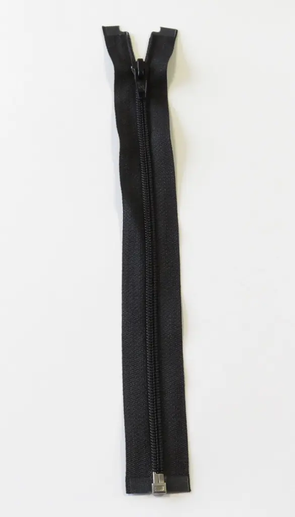 [4275-60-0732] Delbart Spiral Glidelås 6mm - Svart (60 cm)