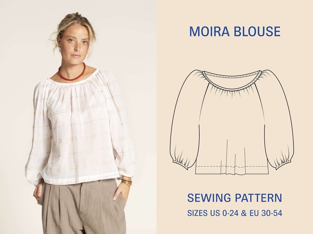 Moira Blouse & Dress - Symønster
