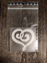 Vinyl Hjerte - 2pk