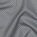 Poplin Petit Dots - Grå