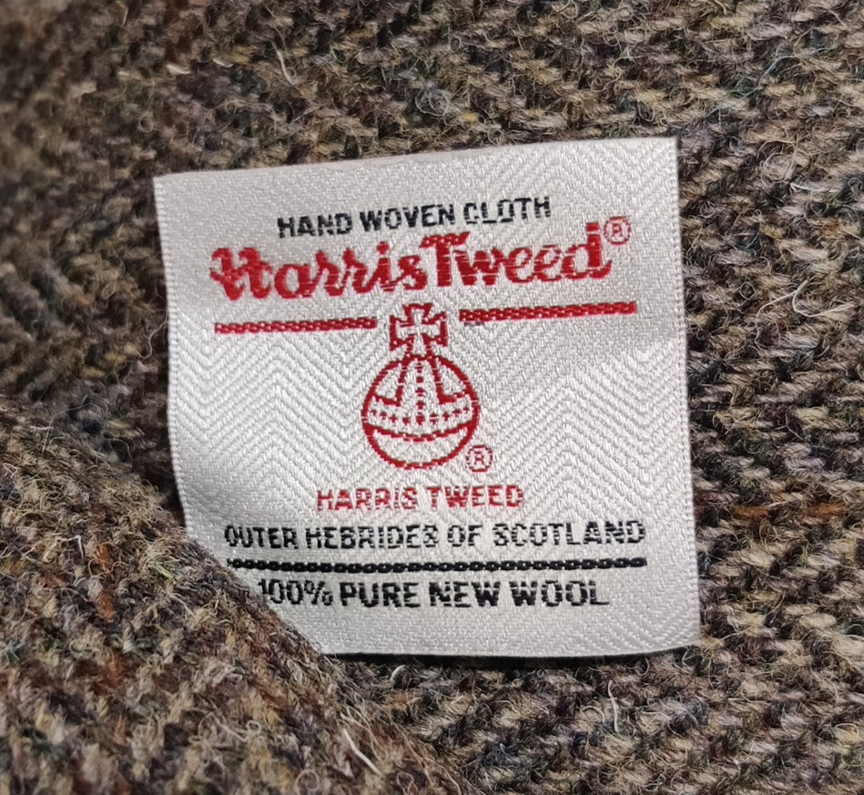 Harris Tweed - Merkelapper  (Label 3: 42x45 mm)