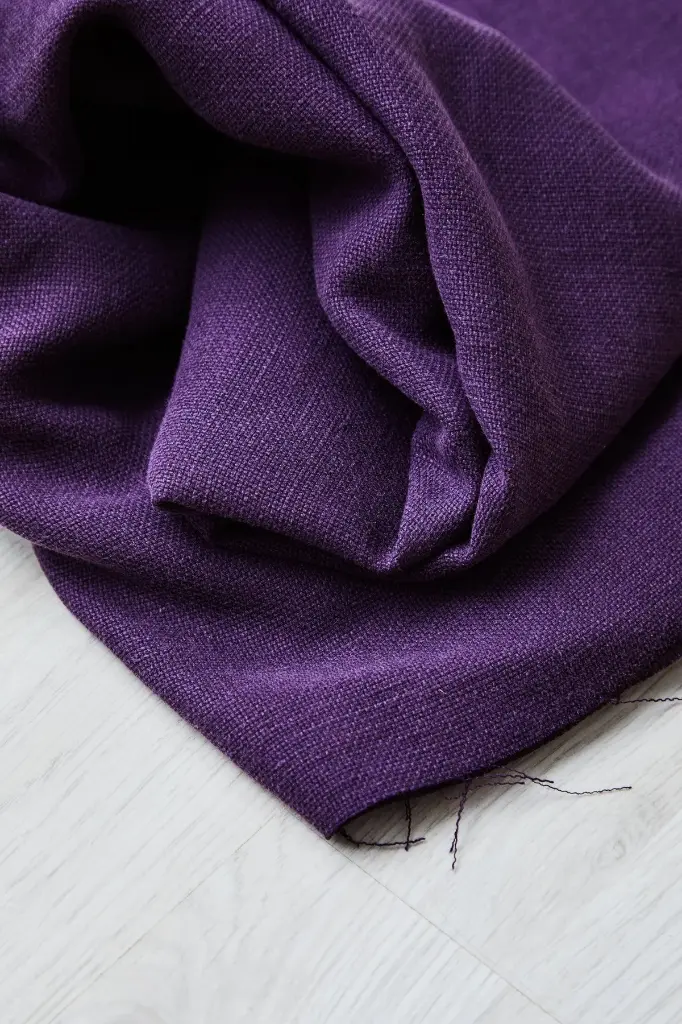 TENCEL Lyocell/ Lin Grov-vevd - Purple Night