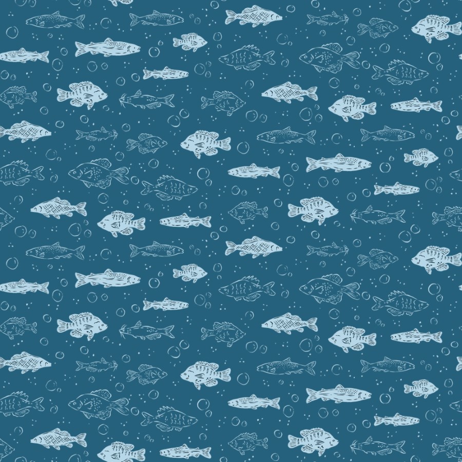 Vevd Bomull - Freshwater Fish