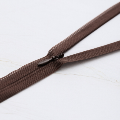 Usynlig Glidelås 60 cm - Umber