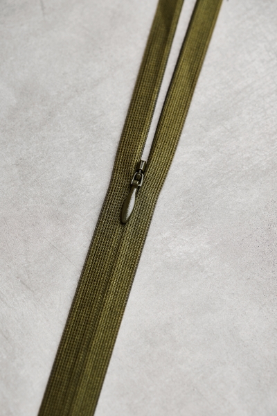 Usynlig Glidelås 60 cm - Khaki