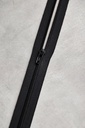 Spiral Glidelås 4mm (ikke delbar) - Svart (12 cm)