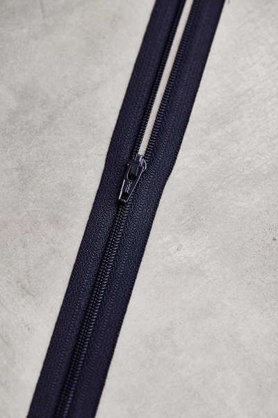 Spiral Glidelås 4mm (ikke delbar) - Dark Navy (12 cm)