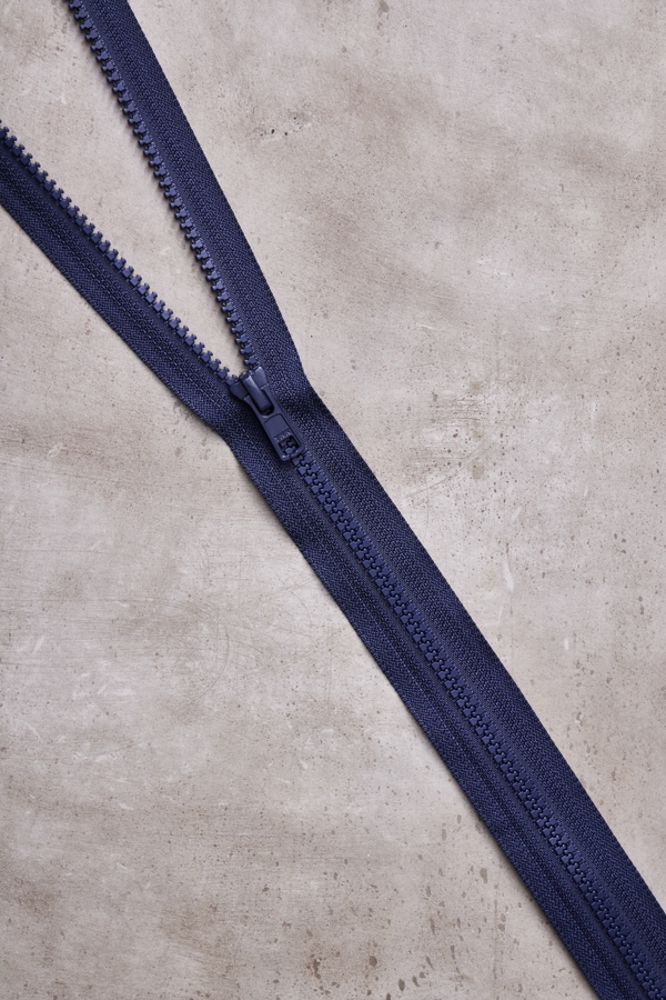 Kraftig Glidelås Delbart - Marineblå/ Indigo Night (95 cm)