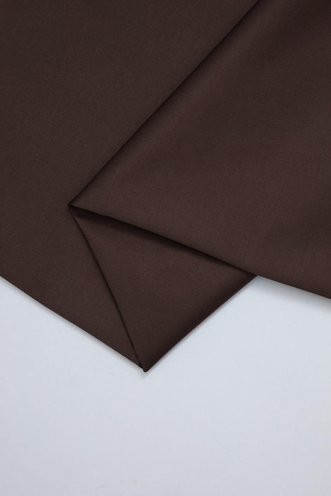 Stoffbit 0,9m - Økologisk Stretch Twill - Umber 