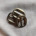 Oval Spenne - Messingfarget 18mm 