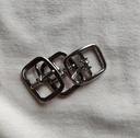 Liten Belte Spenne - Kromfarget Metall 12mm 