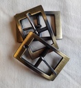 Belte Spenne - Antikkfarget Messing Oksidert 