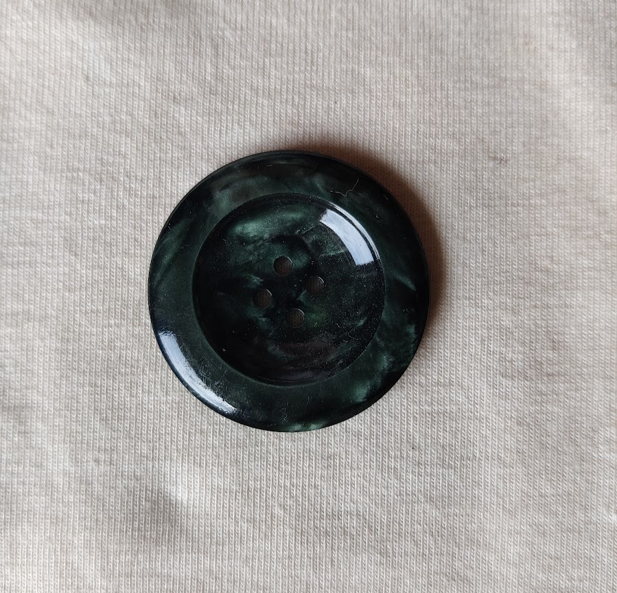 [1063] Knapp - Marmorert Deep Green 32mm