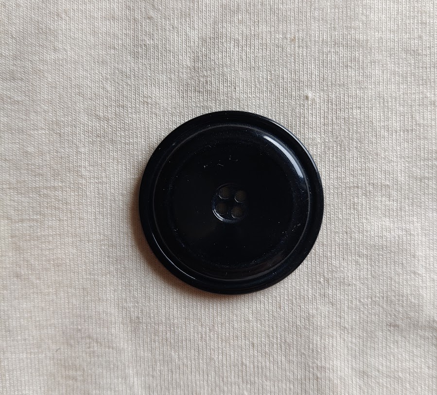 Knapp - Svart 34mm