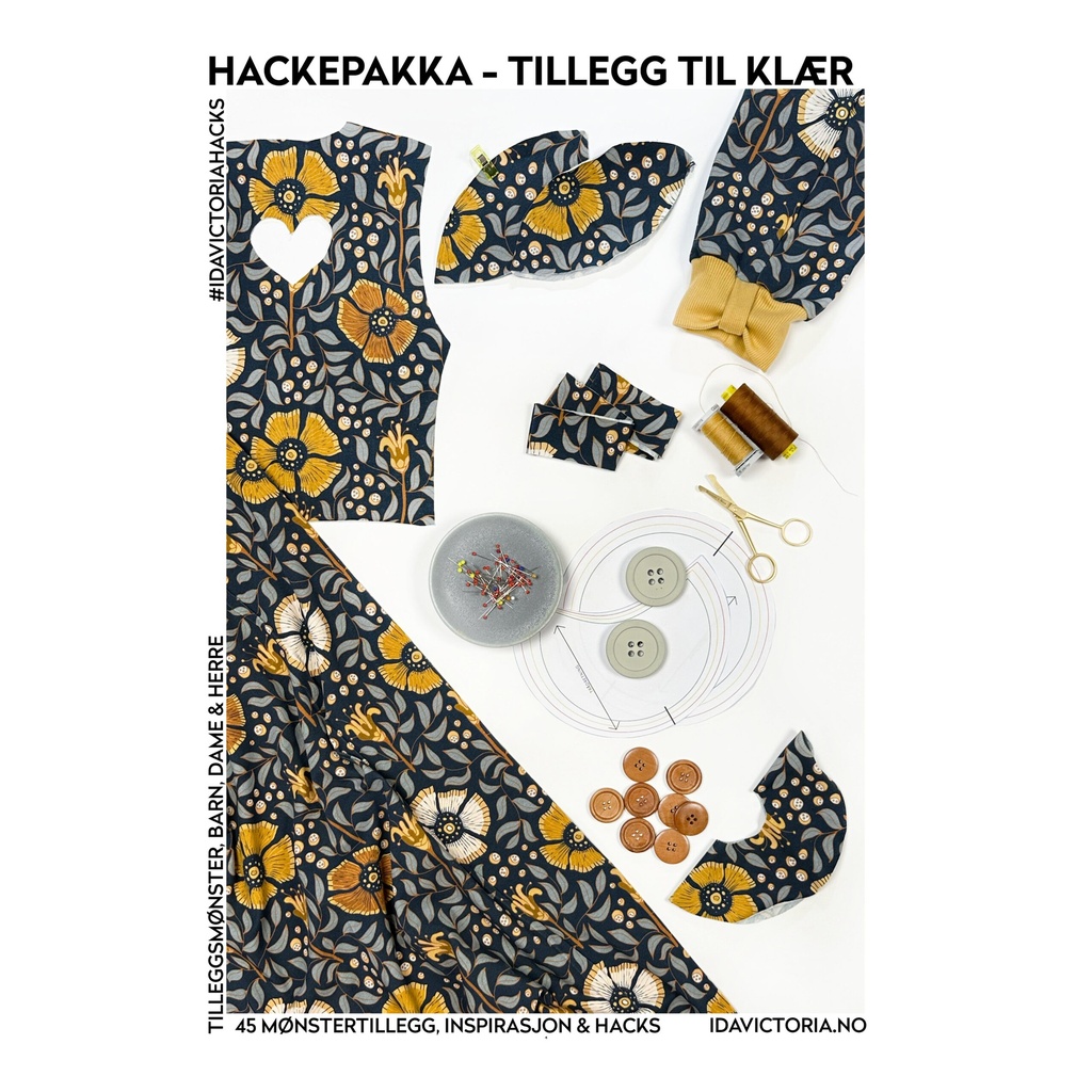 Hackepakka (tillegg til klær)- Symønster 