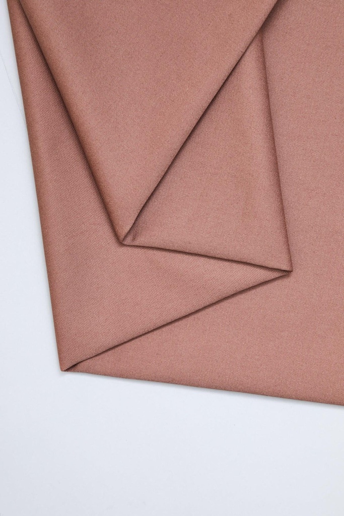 Økologisk Bomulls Twill - Old Rose